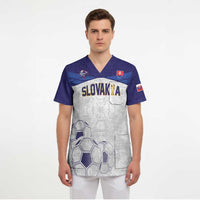 Custom Football 2026 Slovakia Scrub Top Hrabri Sokoli