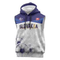 Custom Football 2026 Slovakia Sleeveless Hoodie Hrabri Sokoli