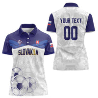 Custom Football 2026 Slovakia Women Polo Shirt Hrabri Sokoli