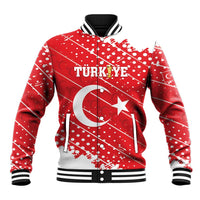 Custom Football 2026 Turkiye Baseball Jacket Turkey Ay-Yıldızlılar