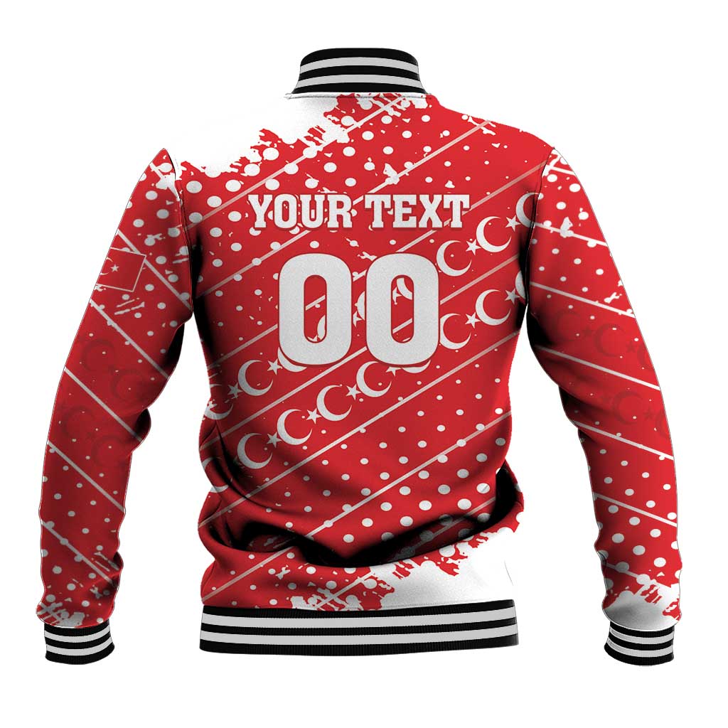 Custom Football 2026 Turkiye Baseball Jacket Turkey Ay-Yıldızlılar