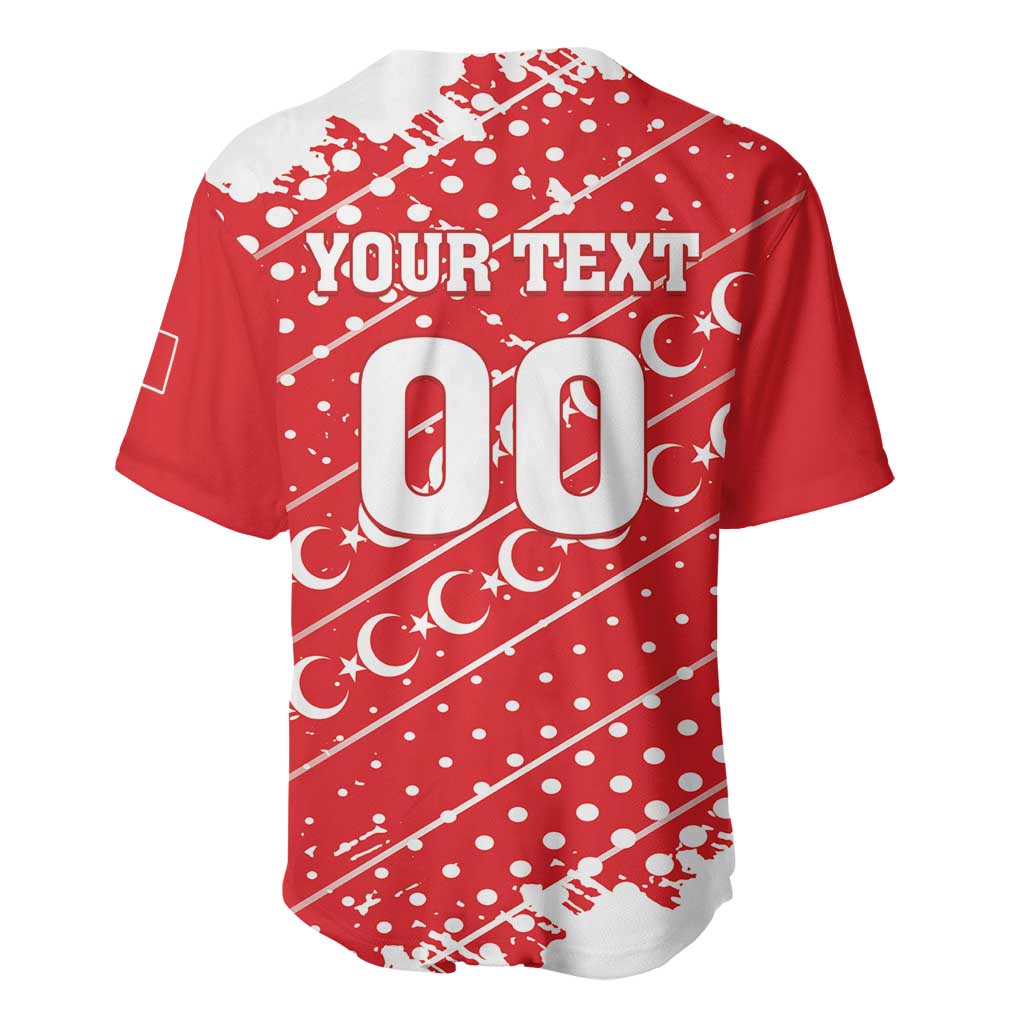Custom Football 2026 Turkiye Baseball Jersey Turkey Ay-Yıldızlılar