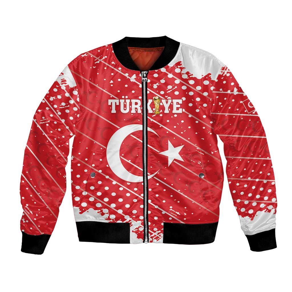Custom Football 2026 Turkiye Bomber Jacket Turkey Ay-Yıldızlılar