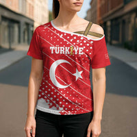 Custom Football 2026 Turkiye Cross Shoulder Shirt Turkey Ay-Yıldızlılar