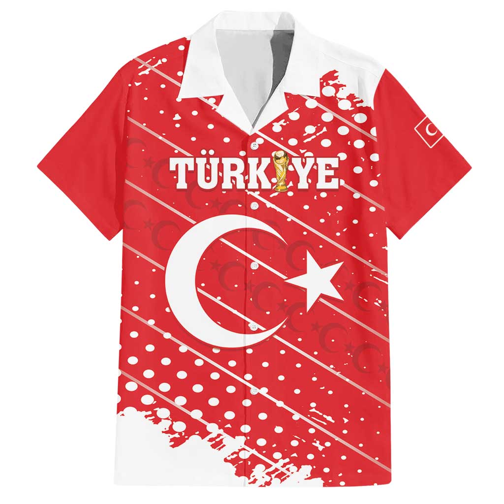 Custom Football 2026 Turkiye Hawaiian Shirt Turkey Ay-Yıldızlılar