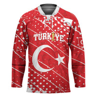 Custom Football 2026 Turkiye Hockey Jersey Turkey Ay-Yıldızlılar