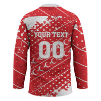 Custom Football 2026 Turkiye Hockey Jersey Turkey Ay-Yıldızlılar