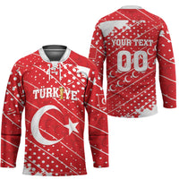 Custom Football 2026 Turkiye Hockey Jersey Turkey Ay-Yıldızlılar
