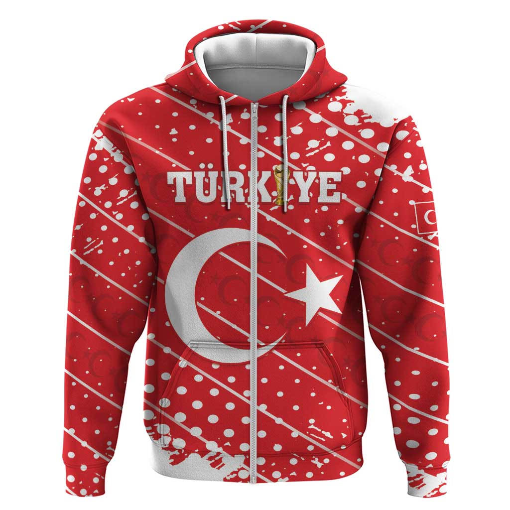 Custom Football 2026 Turkiye Hoodie Turkey Ay-Yıldızlılar