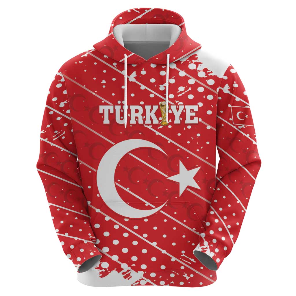 Custom Football 2026 Turkiye Hoodie Turkey Ay-Yıldızlılar