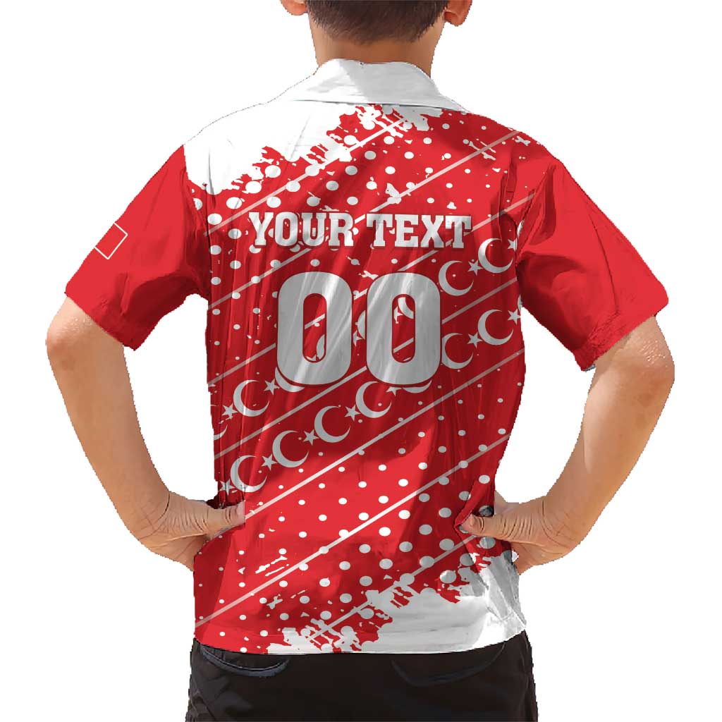 Custom Football 2026 Turkiye Kid Hawaiian Shirt Turkey Ay-Yıldızlılar