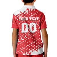 Custom Football 2026 Turkiye Kid Polo Shirt Turkey Ay-Yıldızlılar