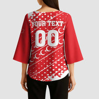 Custom Football 2026 Turkiye Kimono Sleeve Blouse Turkey Ay-Yıldızlılar