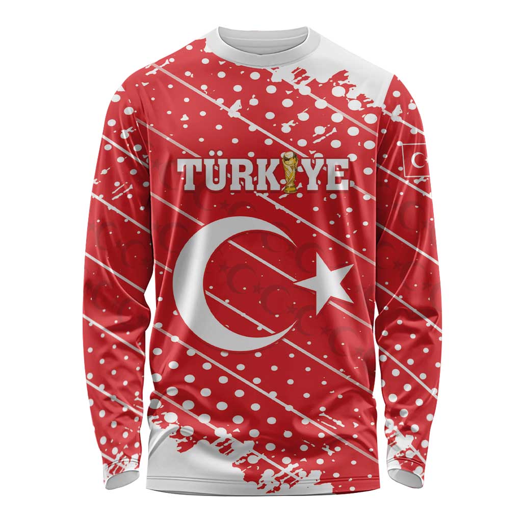 Custom Football 2026 Turkiye Long Sleeve Shirt Turkey Ay-Yıldızlılar