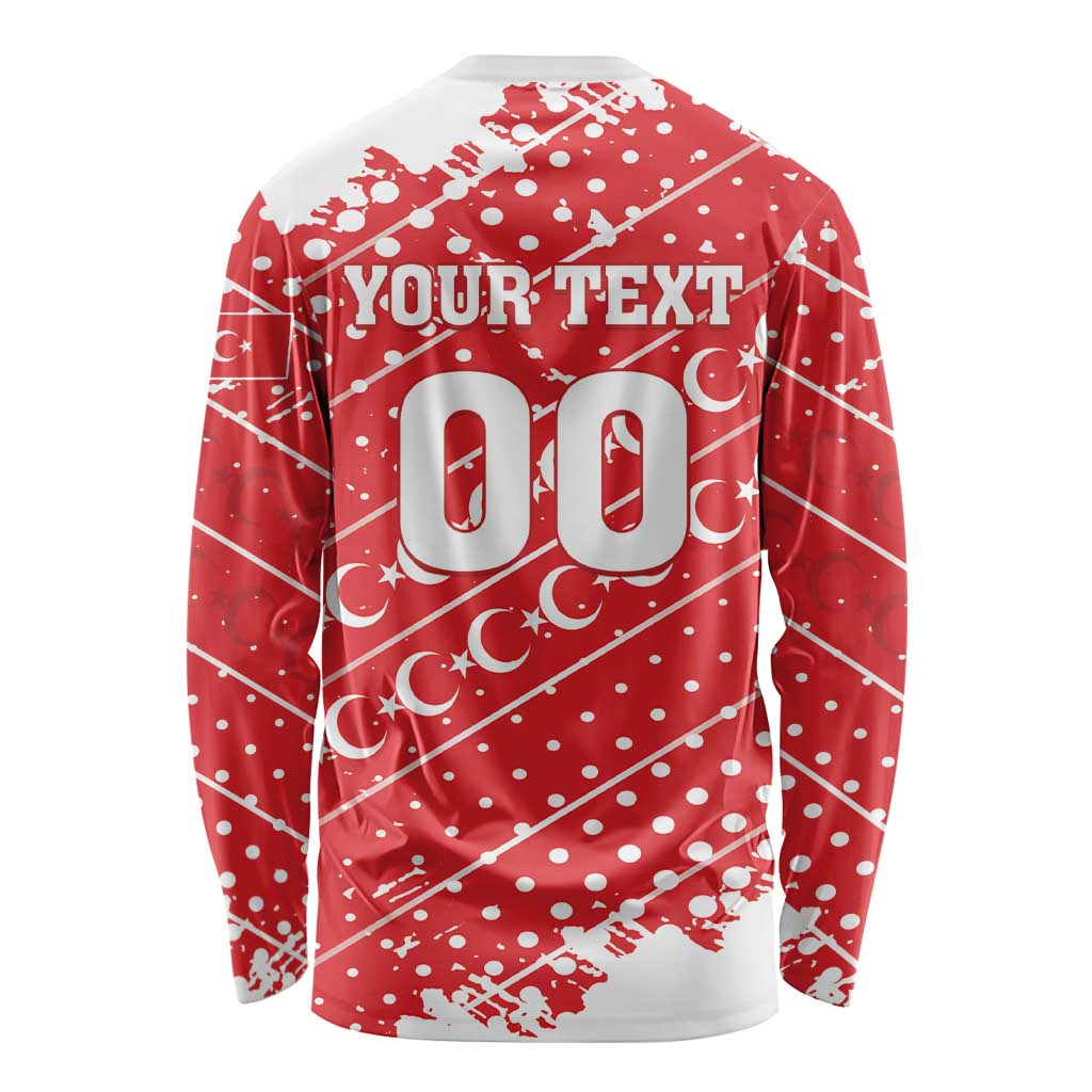 Custom Football 2026 Turkiye Long Sleeve Shirt Turkey Ay-Yıldızlılar