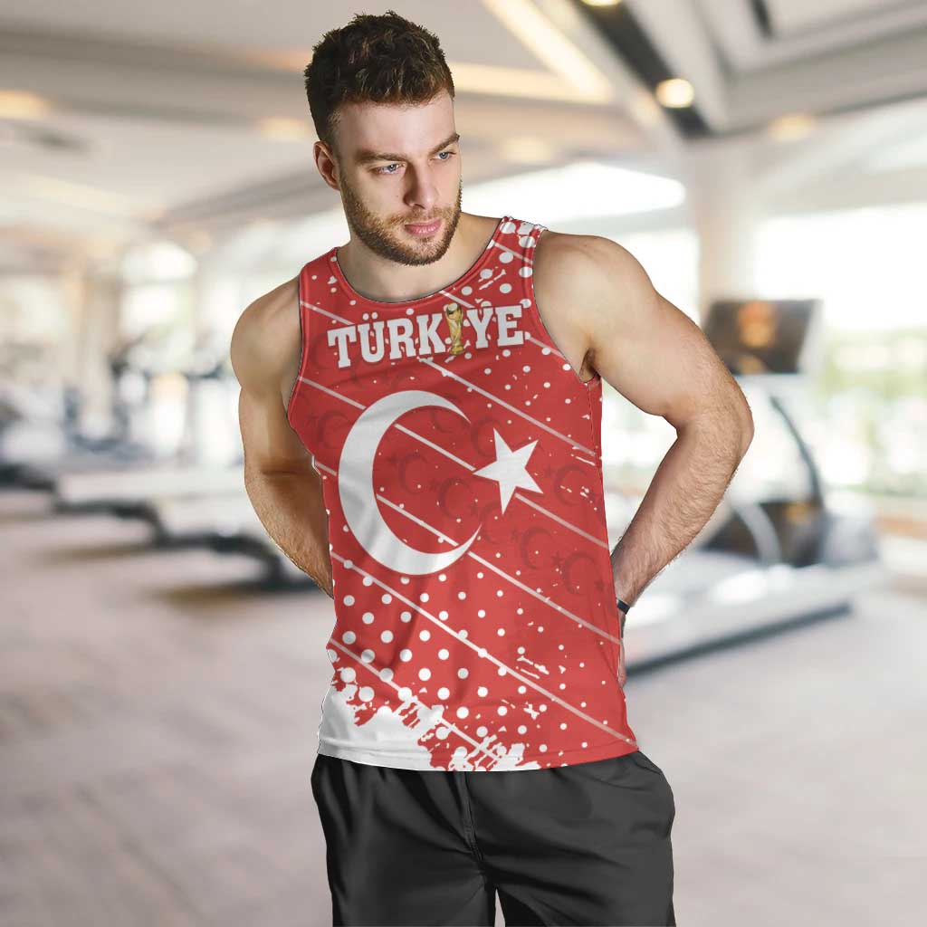 Custom Football 2026 Turkiye Men Tank Top Turkey Ay-Yıldızlılar