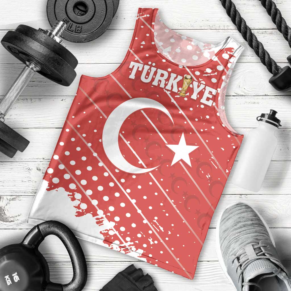 Custom Football 2026 Turkiye Men Tank Top Turkey Ay-Yıldızlılar