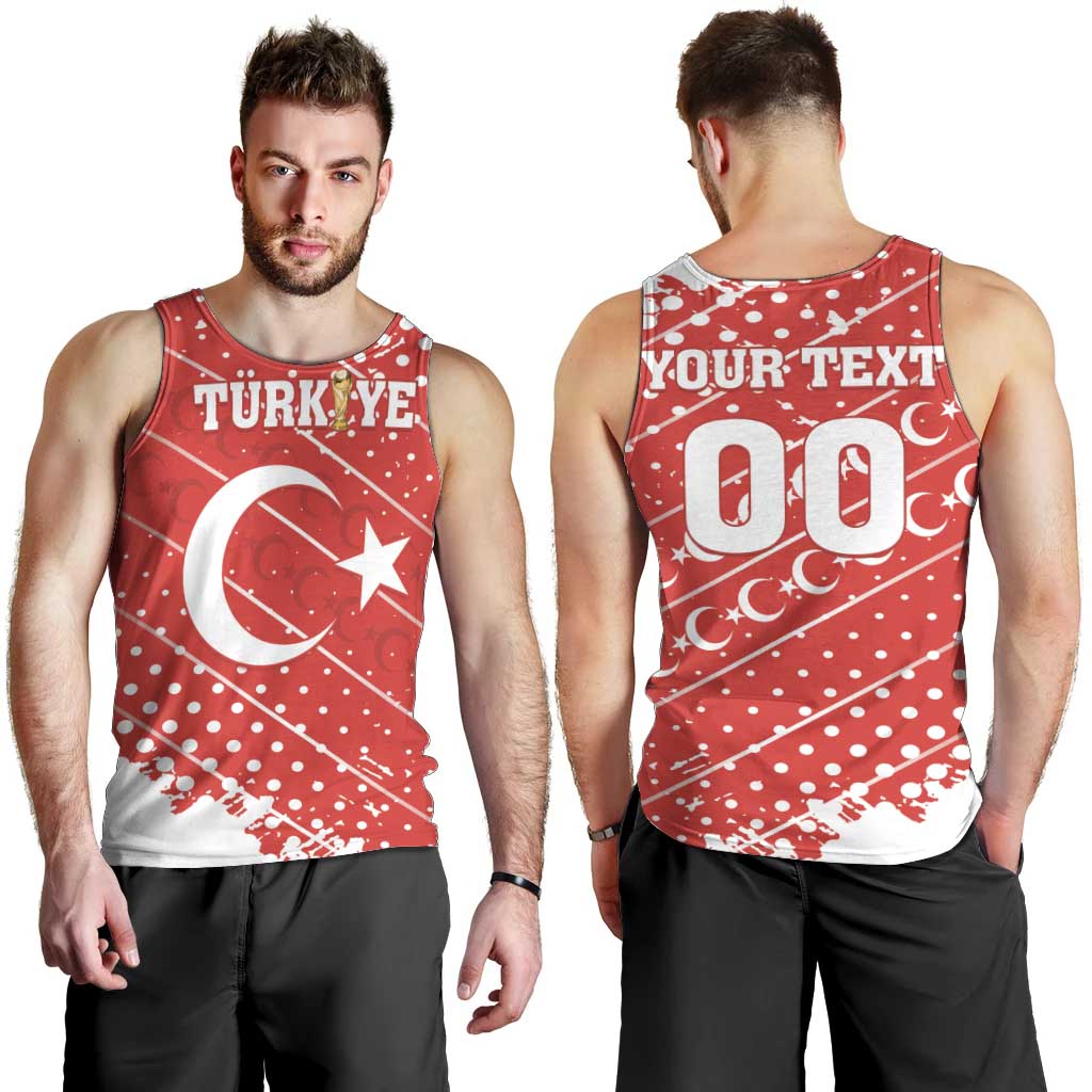 Custom Football 2026 Turkiye Men Tank Top Turkey Ay-Yıldızlılar