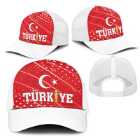 Football 2026 Turkiye Mesh Trucker Cap Turkey Ay-Yıldızlılar