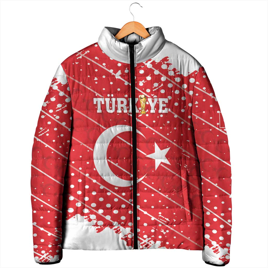 Custom Football 2026 Turkiye Padded Jacket Turkey Ay-Yıldızlılar