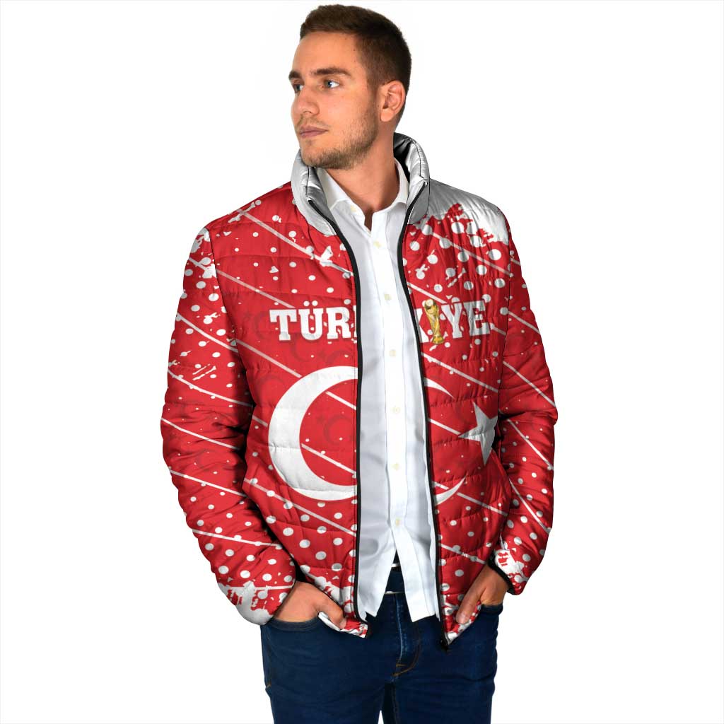 Custom Football 2026 Turkiye Padded Jacket Turkey Ay-Yıldızlılar