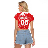 Custom Football 2026 Turkiye Raglan Cropped T Shirt Turkey Ay-Yıldızlılar