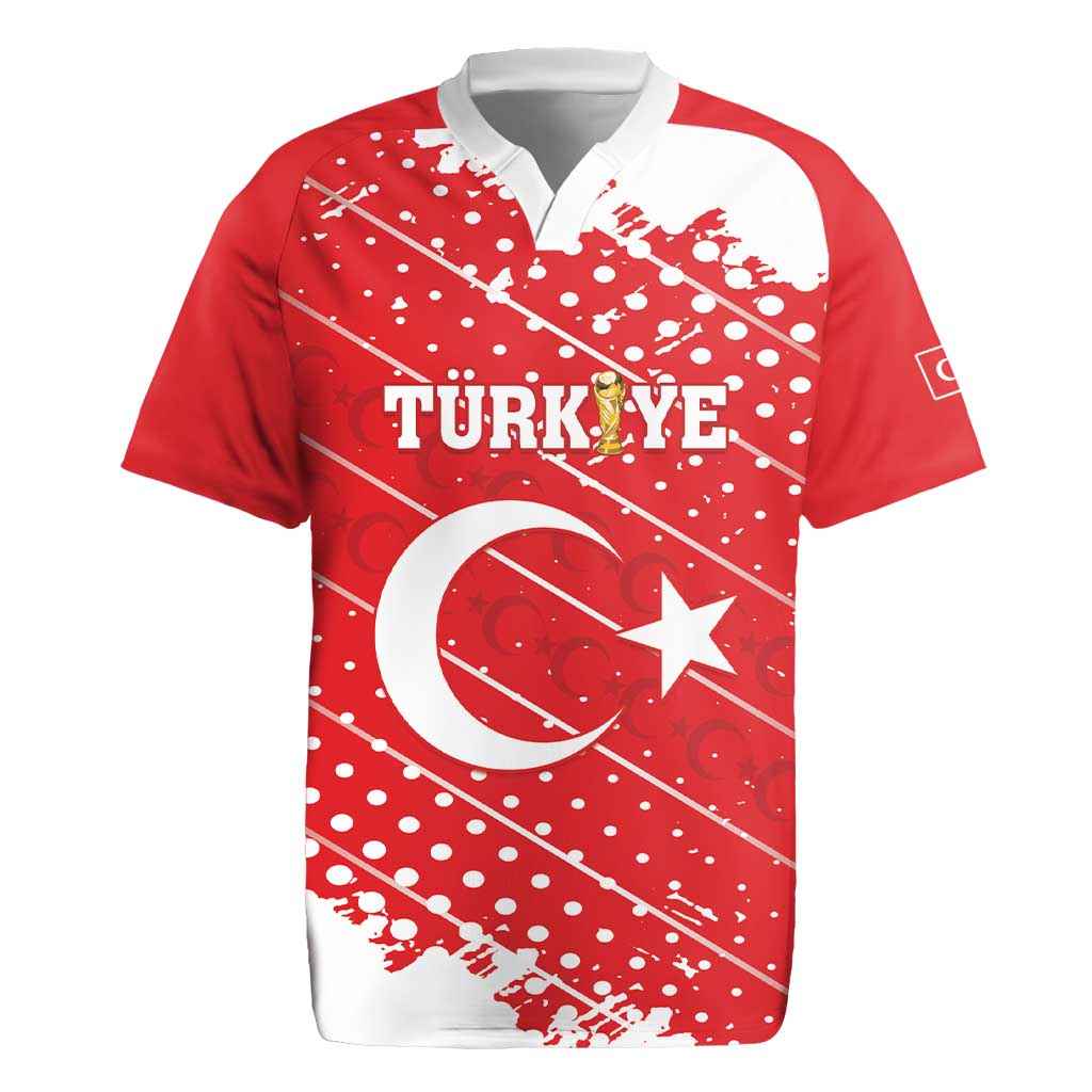 Custom Football 2026 Turkiye Rugby Jersey Turkey Ay-Yıldızlılar