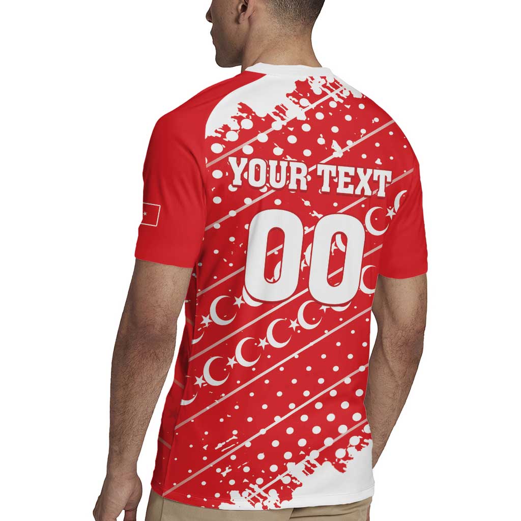 Custom Football 2026 Turkiye Rugby Jersey Turkey Ay-Yıldızlılar
