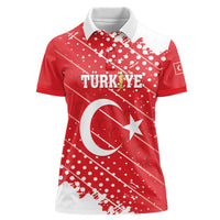 Custom Football 2026 Turkiye Women Polo Shirt Turkey Ay-Yıldızlılar