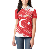 Custom Football 2026 Turkiye Women Polo Shirt Turkey Ay-Yıldızlılar