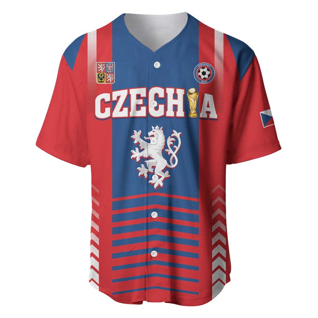 Custom Football 2026 Czechia Baseball Jersey Czech Republic Proud Lions