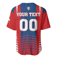 Custom Football 2026 Czechia Baseball Jersey Czech Republic Proud Lions