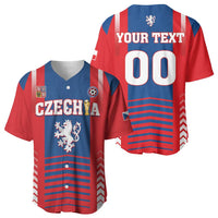 Custom Football 2026 Czechia Baseball Jersey Czech Republic Proud Lions