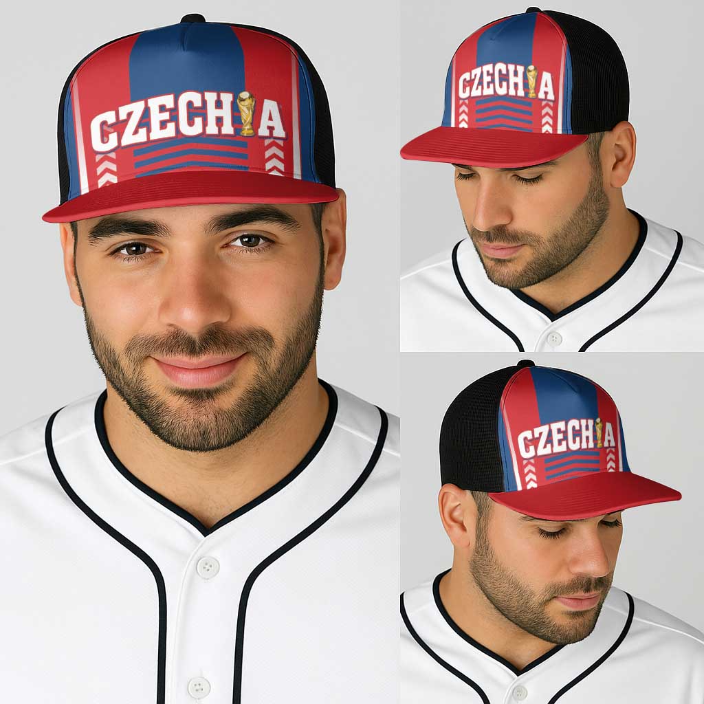 Football 2026 Czechia Baseball Net Cap Czech Republic Proud Lions