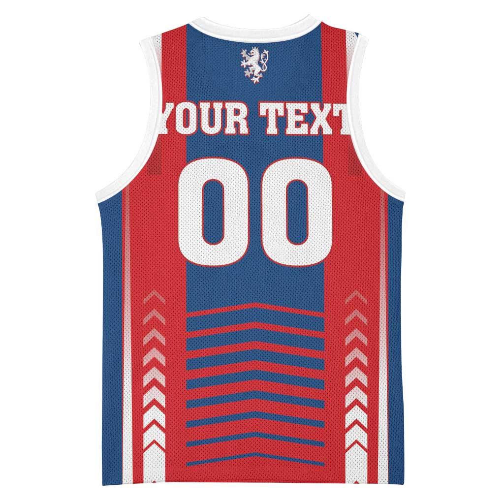 Custom Football 2026 Czechia Basketball Jersey Czech Republic Proud Lions