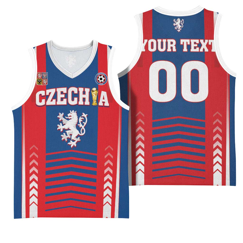 Custom Football 2026 Czechia Basketball Jersey Czech Republic Proud Lions