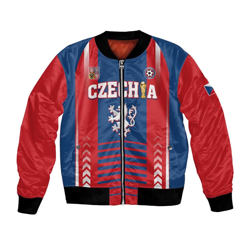 Custom Football 2026 Czechia Bomber Jacket Czech Republic Proud Lions