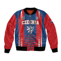 Custom Football 2026 Czechia Bomber Jacket Czech Republic Proud Lions