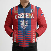 Custom Football 2026 Czechia Bomber Puffer Jacket Czech Republic Proud Lions