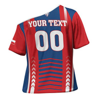 Custom Football 2026 Czechia Cross Shoulder Shirt Czech Republic Proud Lions