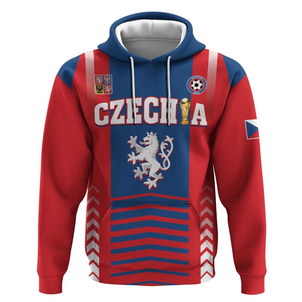 Custom Football 2026 Czechia Hoodie Czech Republic Proud Lions