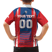 Custom Football 2026 Czechia Kid Hawaiian Shirt Czech Republic Proud Lions