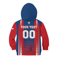 Custom Football 2026 Czechia Kid Hoodie Czech Republic Proud Lions