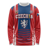 Custom Football 2026 Czechia Long Sleeve Shirt Czech Republic Proud Lions