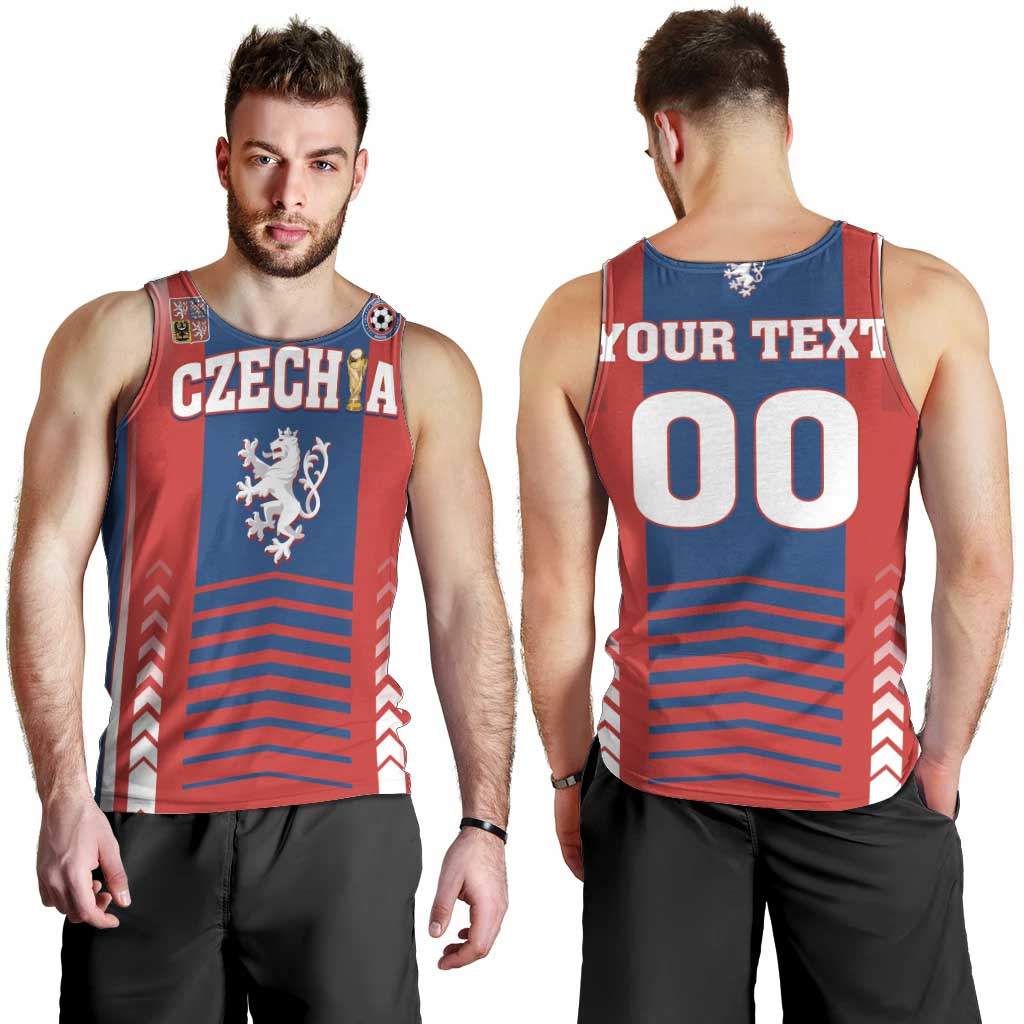 Custom Football 2026 Czechia Men Tank Top Czech Republic Proud Lions