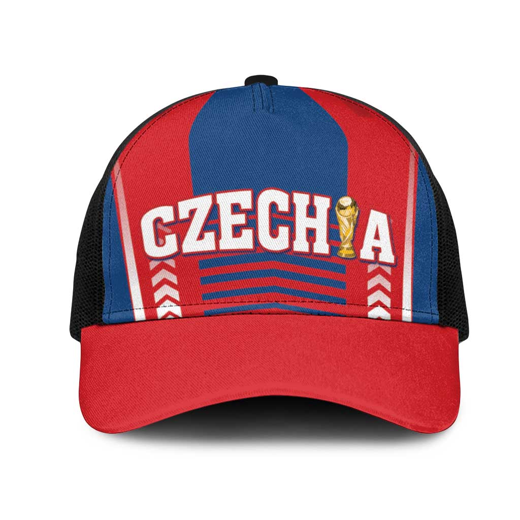 Football 2026 Czechia Mesh Trucker Cap Czech Republic Proud Lions