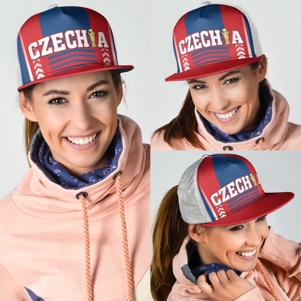 Football 2026 Czechia Mesh Trucker Cap Czech Republic Proud Lions