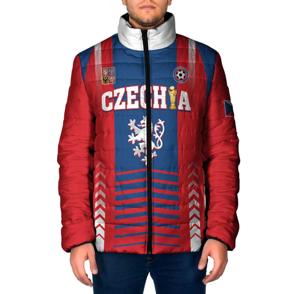 Custom Football 2026 Czechia Padded Jacket Czech Republic Proud Lions