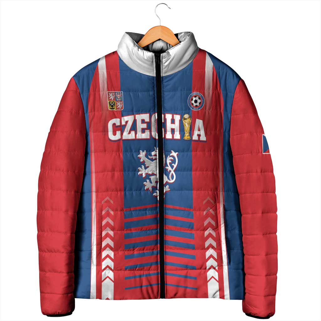Custom Football 2026 Czechia Padded Jacket Czech Republic Proud Lions