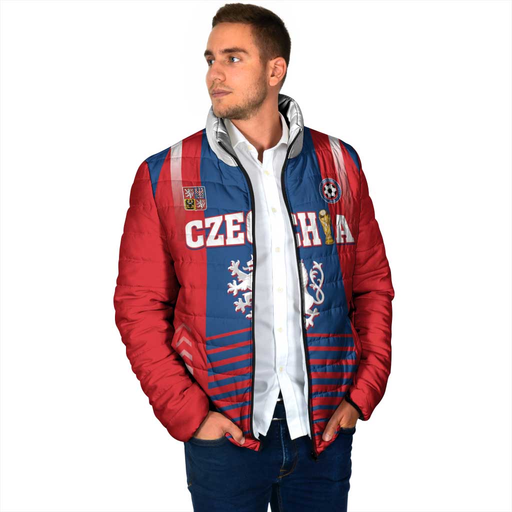 Custom Football 2026 Czechia Padded Jacket Czech Republic Proud Lions